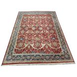 A fine Indian Agra carpet, approx. 3.60m x 2.60m       condition rating A.