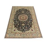 A Persian wool and silk Nain carpet, Central Iran, 2.85m x 2.00m, condition rating A