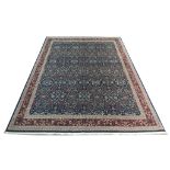 A fine Turkish wool Hereke carpet, 3.71m x 2.89m, condition rating A/B.