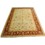 An Afghan Ziegler carpet, 4.10m x 3.15m, condition rating A/B