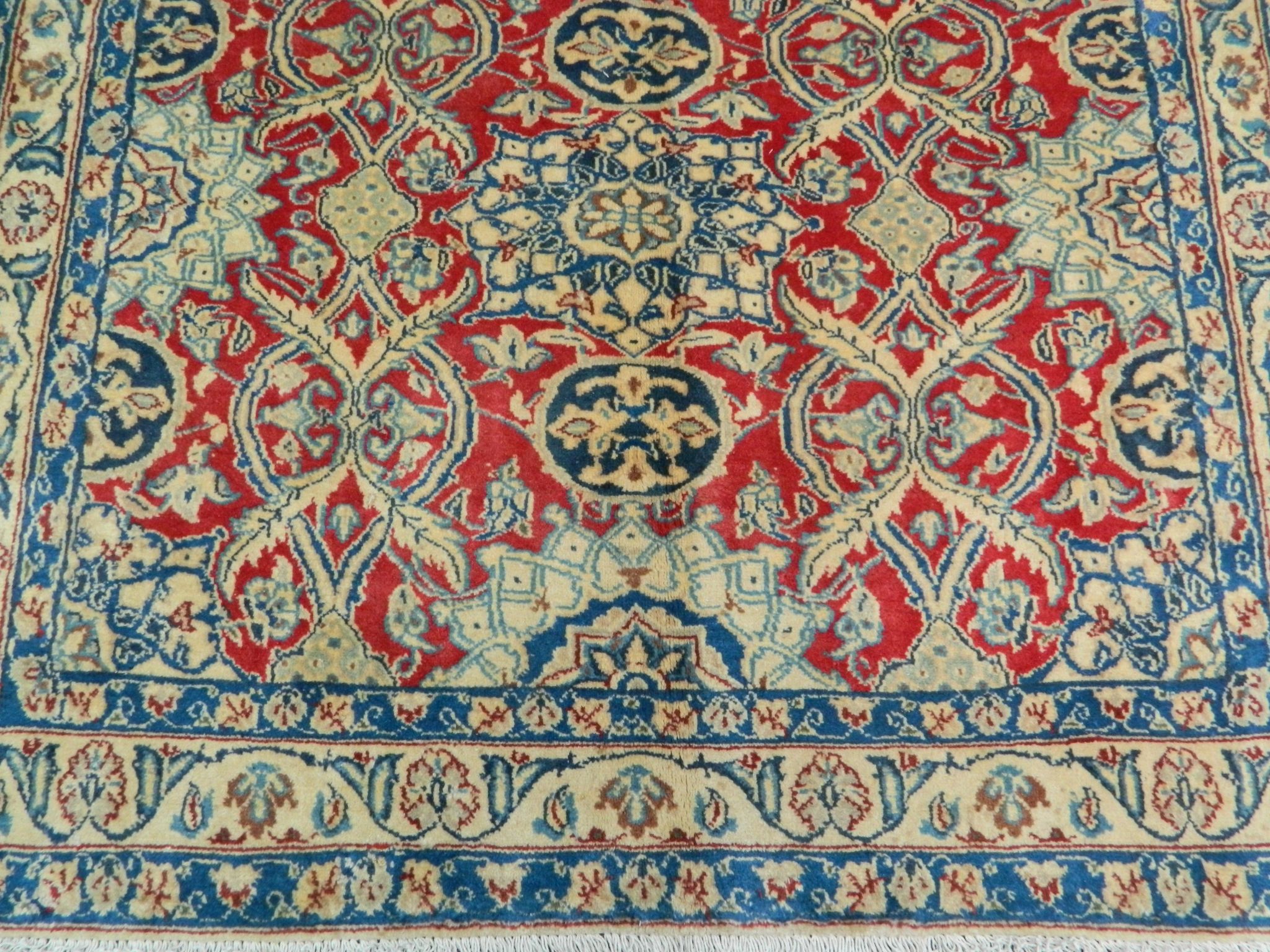 A Persian Nain rug, Central Iran, 1.95m x 1.40m, condition rating A - Image 2 of 2