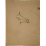 GEORGE RICHMOND R.A. (1809-1899). "Study of an arm" pencil heightened with white on buff paper 37.