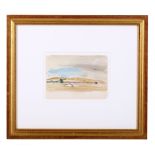 PHILIP WILSON STEER O.M., (1860-1942), N.E.A.C. "Sand, Sea, and Sky" watercolour  12.2cm x 17.2cm