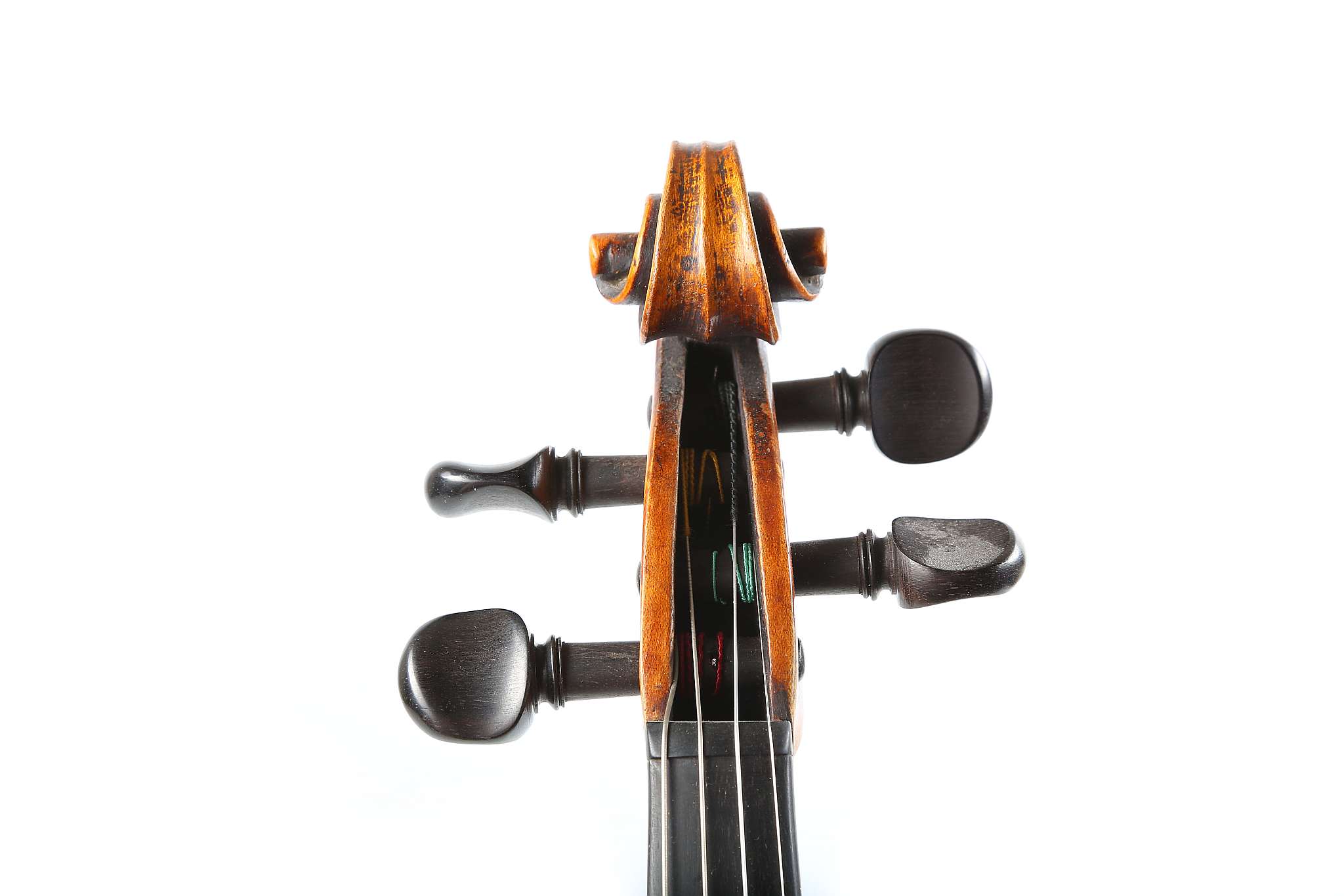 A good French violin, Guarnieri model. Circa 1880-1890. One-piece back, in a yellow orange varnish - Bild 5 aus 8