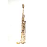 A soprano "saxosolophone" by JAcques Albert fils. Early 20th century. Comes with leather case. In