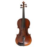A 19th century French violin, Remy School. This instrument is in a very good condition. Two-piece
