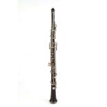 Oboe by J M Grassi, mid 20th century, blackwood.