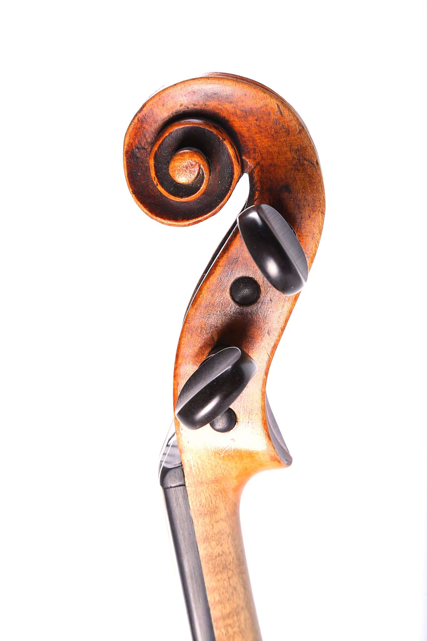 A good French violin, Guarnieri model. Circa 1880-1890. One-piece back, in a yellow orange varnish - Bild 7 aus 8