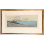 Augustus Osborne Lamplough 1877-1930, 'Sunset on the Nile', watercolour, signed lower left and dated