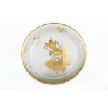 A 20th Century Italian 'Morelli' factory porcelain lustre pedesta bowl, enamelled with goldfish,