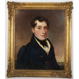 English school early 19th Century. 'Portrait of a Distinguished Sea-Farer'. Oil on canvas. The