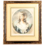 After Thomas Gainsborough R.A. 'Mrs Sampson' mezzotint, engraved by Sydney Wilson. Pencil signed and