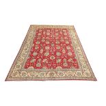 A FINE SIGNED TABRIZ CARPET NORTH-WEST PERSIA, CIRCA 1940 approx.: 12ft.5in. x 9ft.9in.(379cm. x