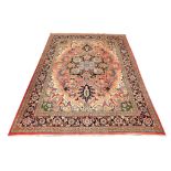 A FINE HERIZ CARPET NORTH-WEST PERSIA, MID 20TH CENTURY approx: 12ft.7in. x 9ft.9in.(384cm. x