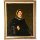 MID 19th CENTURY GERMAN SCHOOL. Unsigned but by a good hand. 'Portrait of a Lady'. The sitter