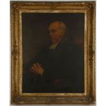 ENGLISH SCHOOL 19th CENTURY. Portrait of a Clergyman. Oil on canvas. 90cm x 70cm.