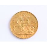 Queen Victoria gold sovereign 1898