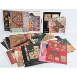 A collection of textile related auction house catalogues, ranging in date from 1990's to 2002,