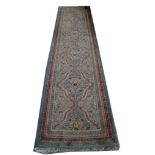 Two carpets; an Indian silk carpet with Herati design on ivory ground, 8'10" x 6'2", 267 x 187cm,