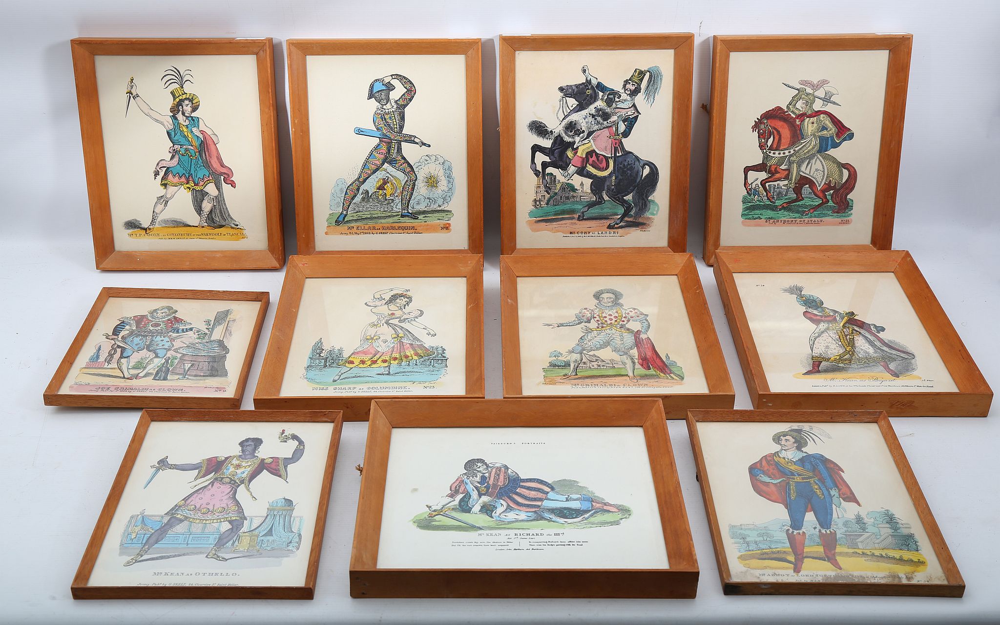 A collection of mid 20th Century colour theatrical prints (Qty).