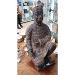 A 20th Century model of a Chinese Terracotta warrior, 73cm high.