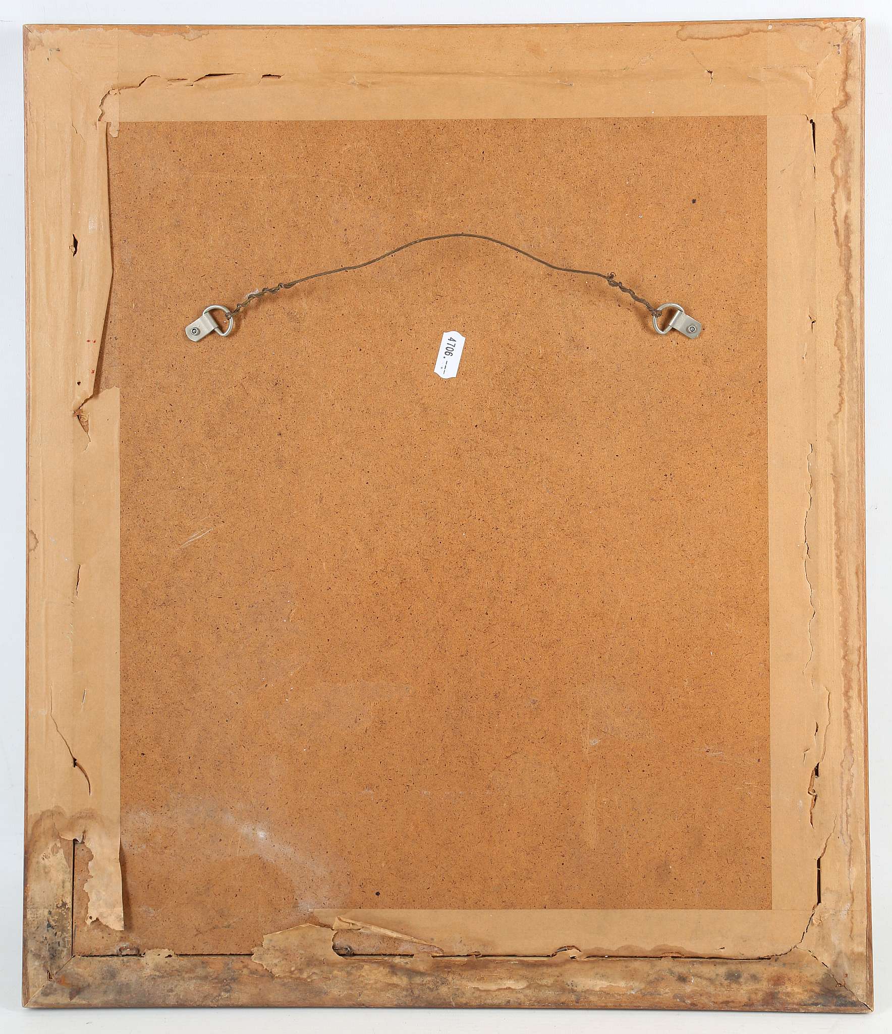 Jon Rowland (20th Century), untitled, 1964, abstract oil laid to board, study of two male heads, - Image 4 of 4