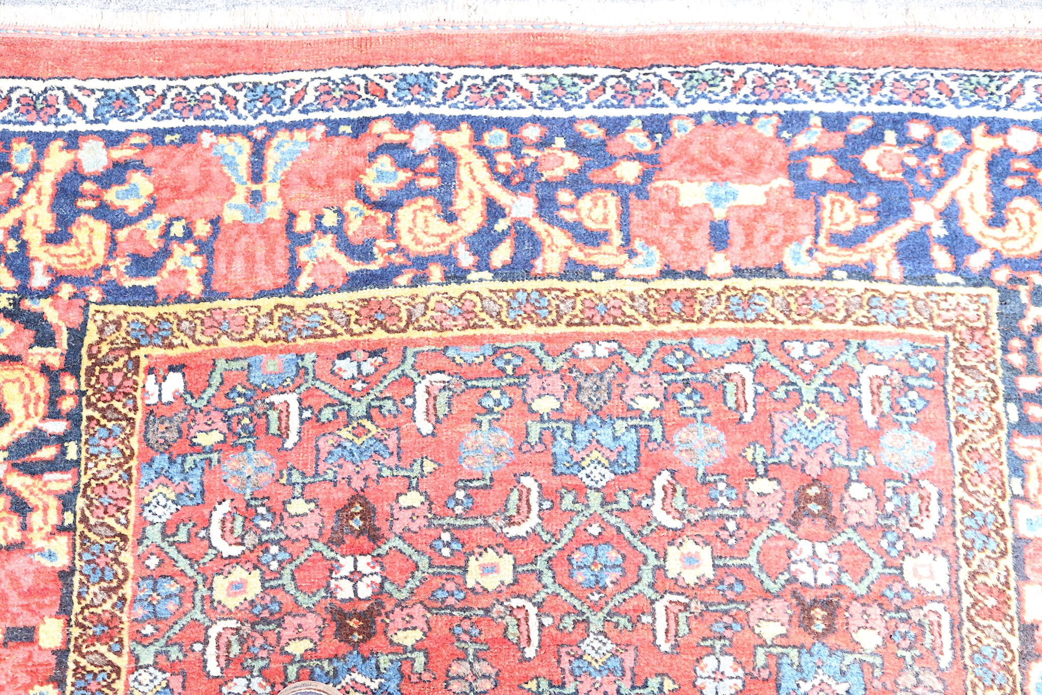 AN ANTIQUE BIJAR RUNNER, NORTH-WEST PERSIA approx: 9ft.11in. x 4ft.2in.(302cm. x 127cm.) The rust- - Image 4 of 5