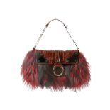 Ultra rare Dolce and Gabbana fox and crocodile shoulder bag, believed to be only one of four of this