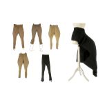 An interesting collection of Royal clothing made by Bernard Weatherill, to include the side-saddle