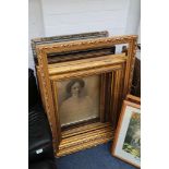 A collection of picture frames, mostly gilt examples (11).