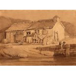 SAMUEL PROUT (1783-1852) Creel keepers cottage, near Plymouth signed, inscribed on original
