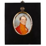 SOUTH AFRICAN SCHOOL, GRAHAMSTOWN, CAPE COLONY (CIRCA 1822). Portrait miniature of Lt. Col. H. M.