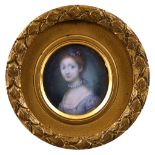 NATHANIEL HONE R.A. (1718-1784). Portrait miniature of a Lady, possibly Jemima Countess