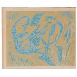 ANDRE MASSON (FRENCH 1896-1987), untitled, mid 20th century etching in colours, signed and