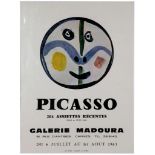 PABLO PICASSO (SPANISH, 1881-1973), '204 RECENT PLATES', 1963, Galerie Madoura advertising