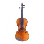 A German violin, circa 1920-1930, labelled Antonius Stradivarius , Cremona faciebat anno 1733. Two-