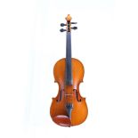Probably English origin, Circa 1860-1880.  Violin In a good playing condition. Two-piece back,