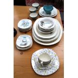 A collection of 1960's Midwinter Stylecraft part dinner and tea service, including various dishes in