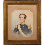 A. Robertson 18621, a watercolour portrait of John Anderson in officer's uniform, he was the son