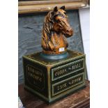 A rare pair of 'Cobbs Hall, Tack Room' equestrian tackle cabinets in 19th century style, both finely