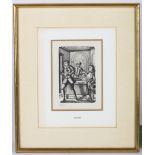 Andre Derain 1880-1954 French. A limited edition monochrome lithograph, no. 28 of 200. An interior