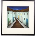 Paul Horton (British 20th Century). 'A's My Life', 20th Century lithograph in colours, signed,