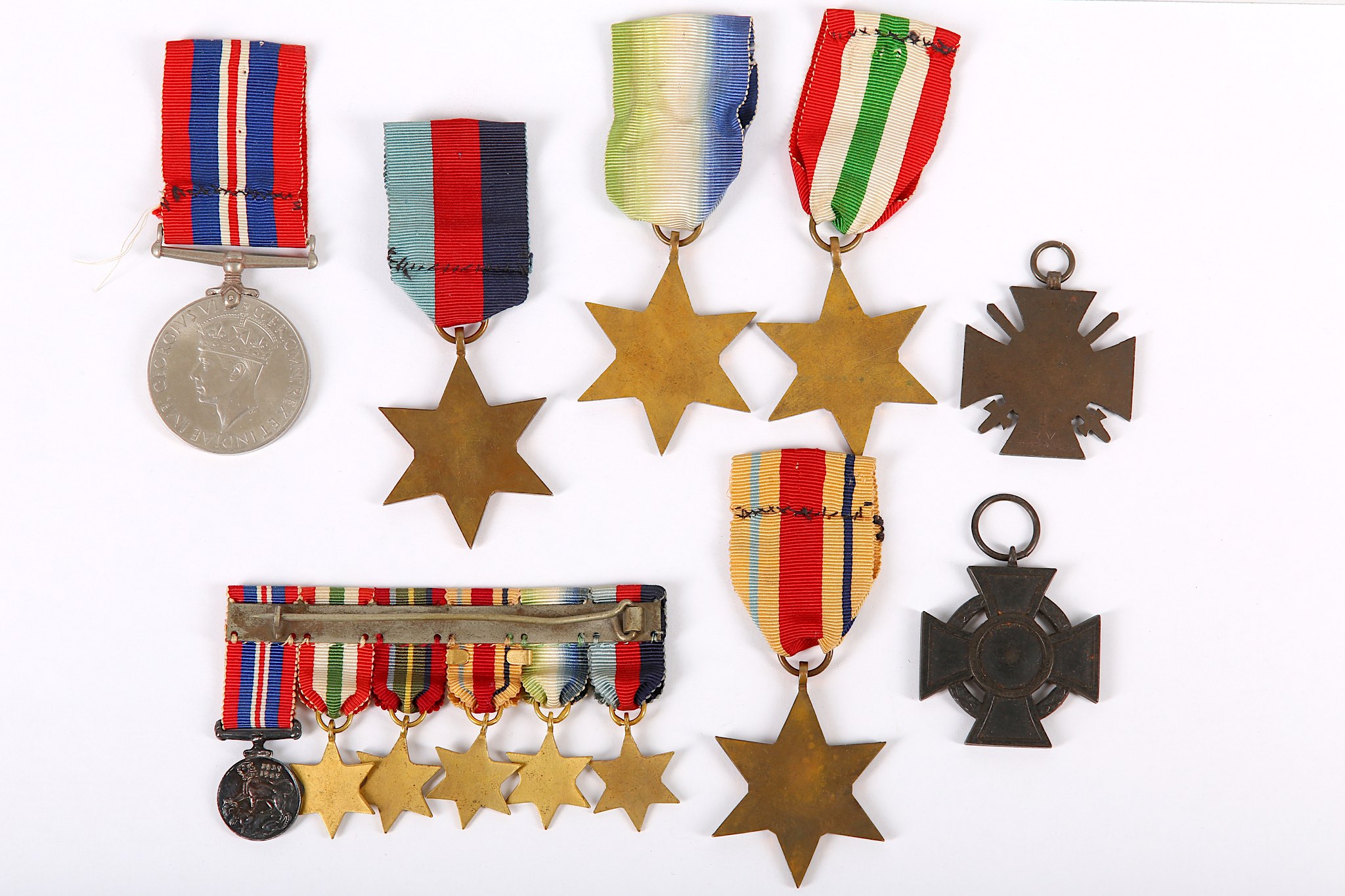 A medal group awarded to Thomas A.E. Bowler, to include miniatures, a 1939-1945 Star (ribbon), The - Image 2 of 2