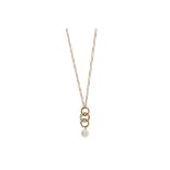A cultured pearl and diamond pendant necklace and earring suite, by Schoeffel