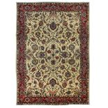 A TABRIZ CARPET, NORTH-WEST PERSIA approx: 11ft.7in. x 8ft.4in.(352cm. x 253cm.) The soft light-