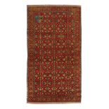 A LOTTO DESIGN TUDUC RUG, TRANSYLVANIA approx: 8ft.3in. x 4ft.8in.(251cm. x 142cm.) The field with