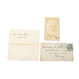 LONGFELLOW, Henry (1807-82). ALS. In Henry Longfellow’s hand on Slip of paper, inscribed: ‘With Mr