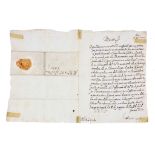 MEDICI, Francesco I de’, Grand Duke of Tuscany (1541-1587). Correspondence. 1569- 1584. 4 autographs