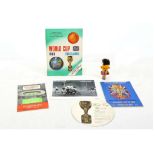 WORLD CUP 1966 - A collection of items including: Mascot Willie toy, issued prior to the game by