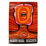 A VINTAGE EASTERN EUROPEAN PROPAGANDA POSTER, Polish Jan Lenica Alban Berg Wozzeck, Thetr wielki,